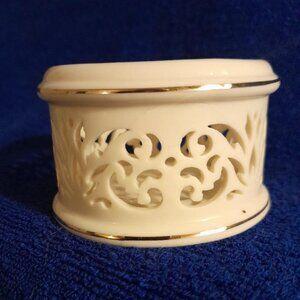 vintage Lenox Tea Lighter Holder